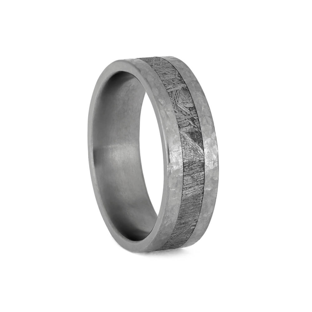 Meteorite clearance men's ring